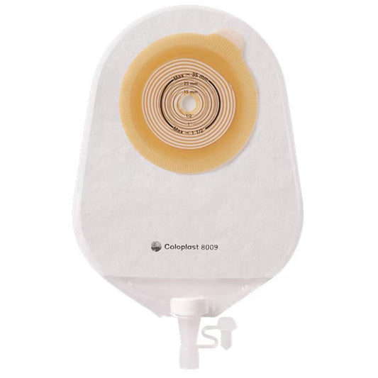 Assura® Pediatric 1-Piece Transparent Urostomy Pouch, Stoma
