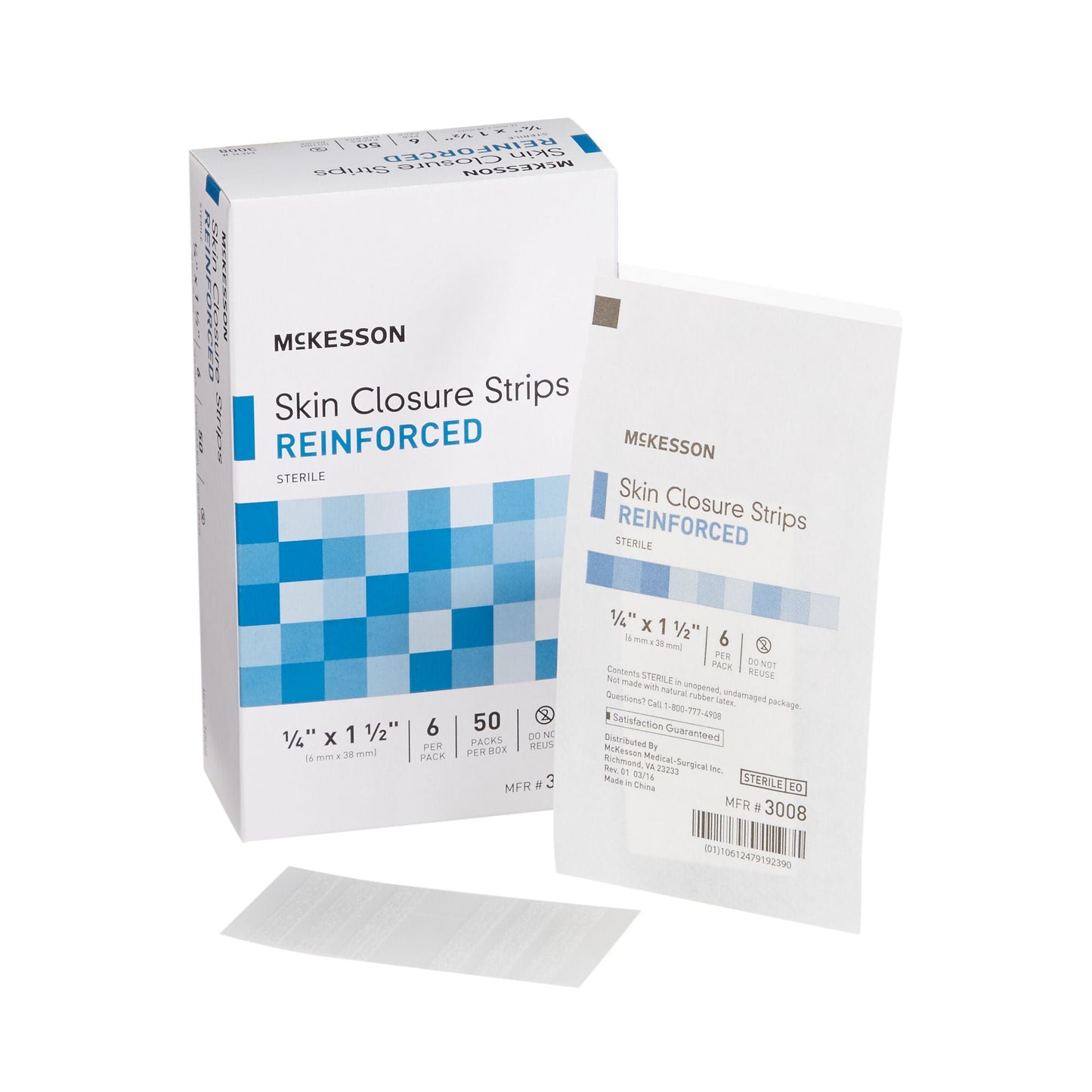 McKesson Skin Closure Reinforced Strip