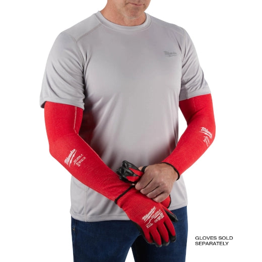 Milwaukee Cut Level 3 Protective Sleeves - 18" 48-73-9031 | ANSI Cut A3, Automotive