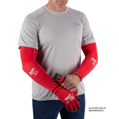 Milwaukee Cut Level 3 Protective Sleeves - 18" 48-73-9031 | ANSI Cut A3, Automotive
