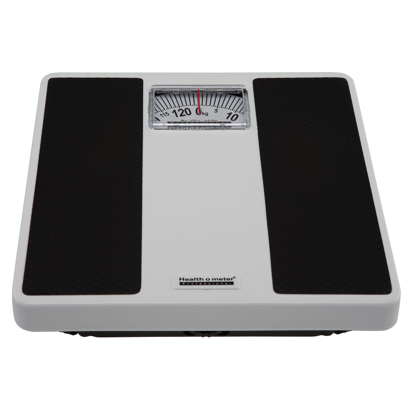 Health O Meter® Dial Scale, 270-lb. Capacity, Black & White Analog Large Display