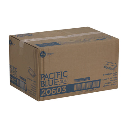 Pacific Blue Basic™ Paper Towel, 240 , 10 Packs