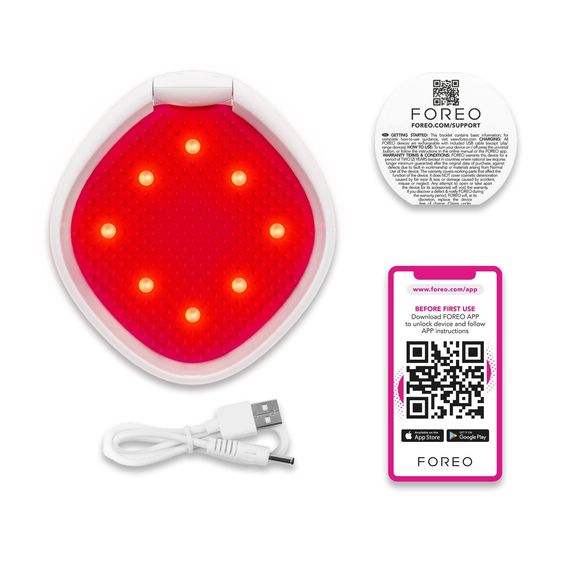 FLIP play LED Light Hairbrush