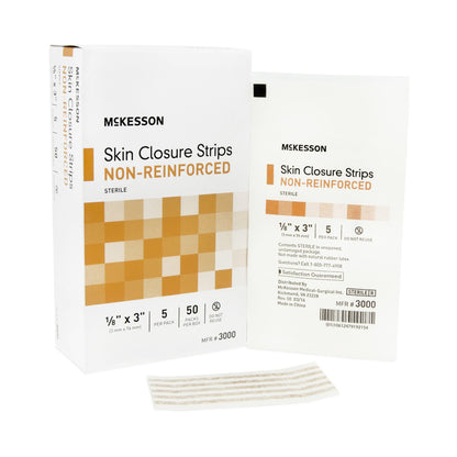McKesson Nonreinforced Skin Closure Strip, .