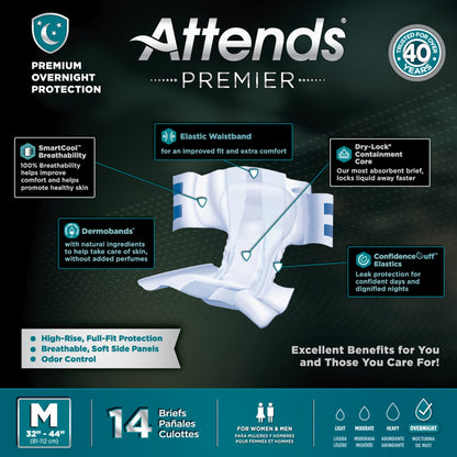 Attends® Premier Briefs