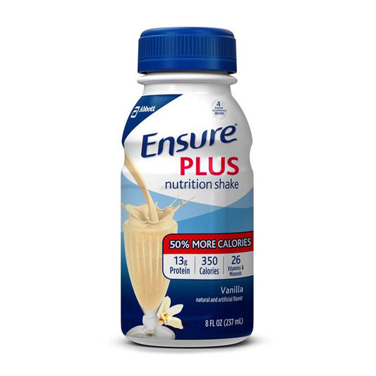 Ensure® Plus Nutrition Shake, Vanilla, bottle