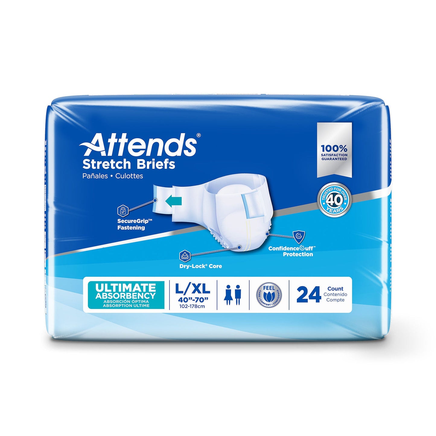 Attends® Stretch Briefs