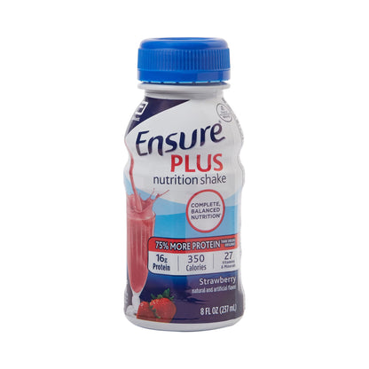 Ensure® Plus Nutrition Shake, Strawberry, bottle