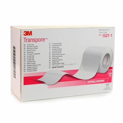 3M™ Transpore™ Plastic Medical Tape, Transparent