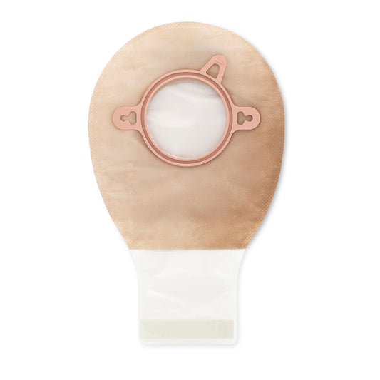 New Image™ 18293 Two-Piece Transparent Ostomy Pouch, Pre-cut to Fit , Red