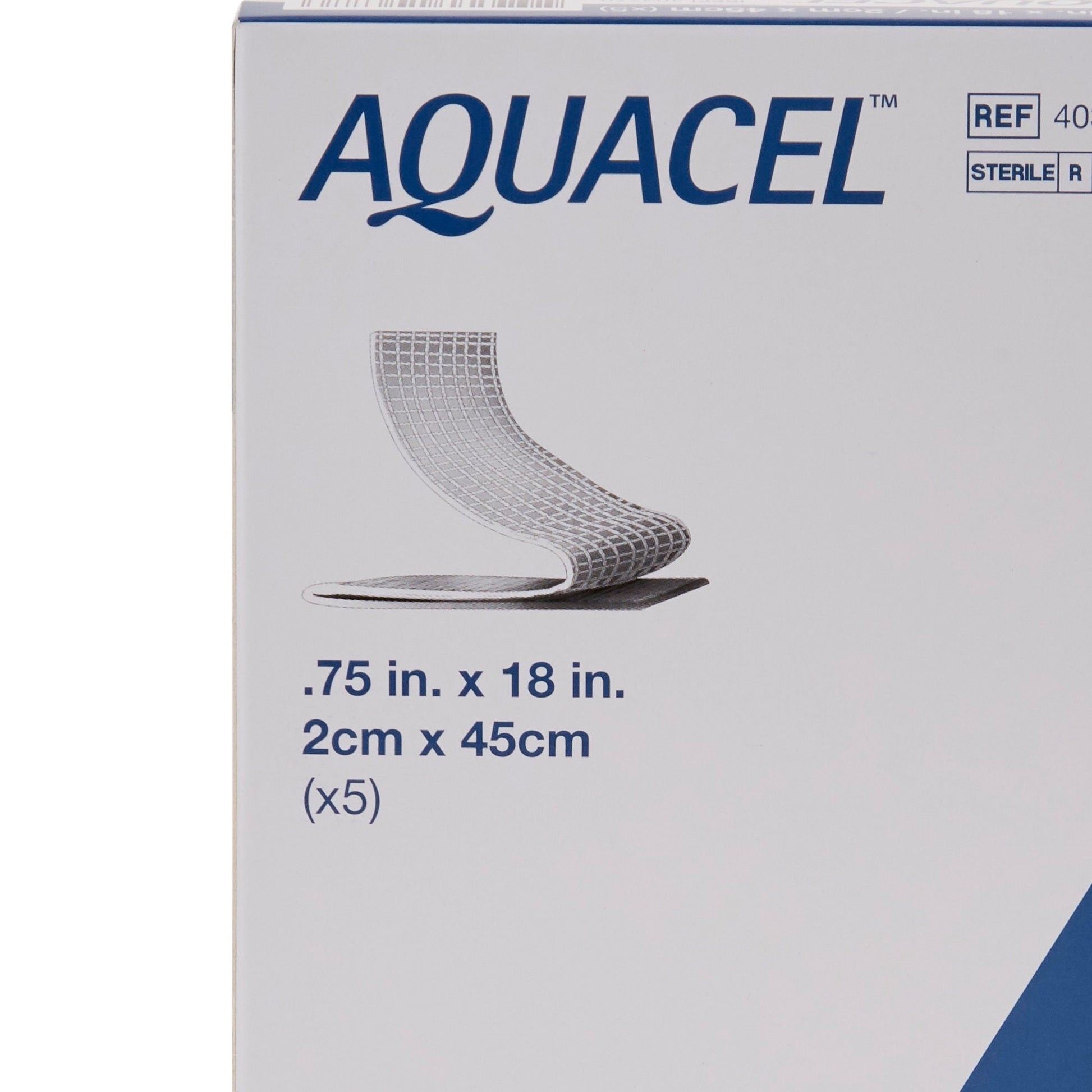 Aquacel® Ribbon Hydrofiber Gelling Fiber Wound Dressing, ¾ x