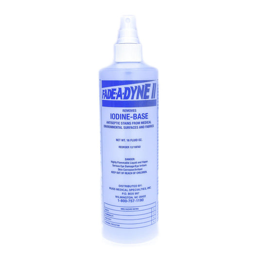 Fade-A-Dyne II® Iodine Stain Remover, - 12 Pack