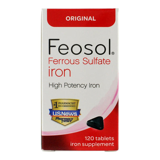 Feosol Ferrous Sulfate Iron Tablets Original