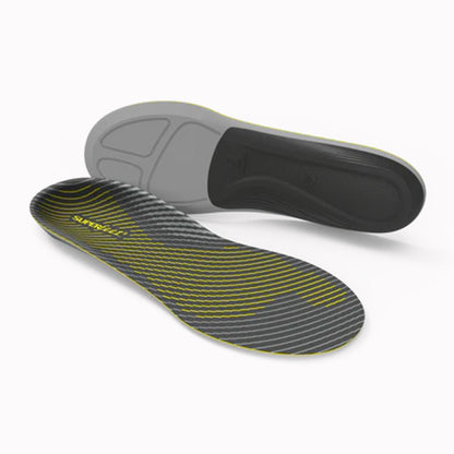 Runner Orthotic Insole High Arch Foam Men 13.5 to 15 Citron