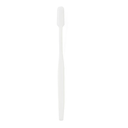 Medline Toothbrush White Adult Soft