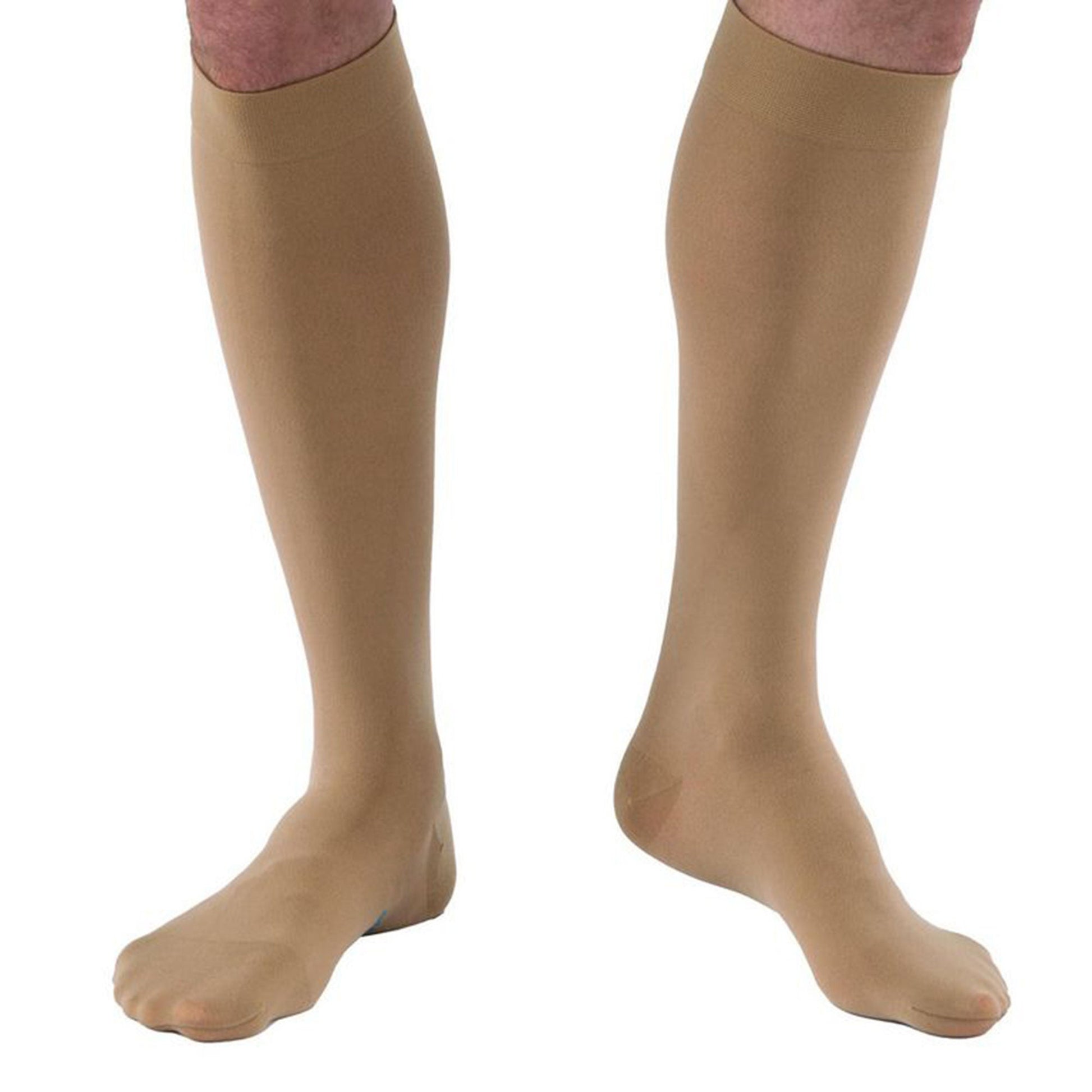 Jobst® Relief Compression Stockings, Knee High, Medium, Beige, Closed Toe