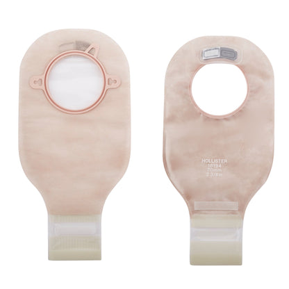 New Image™ 2-Piece Transparent Colostomy Pouch, Pre-cut to Fit , Blue Match