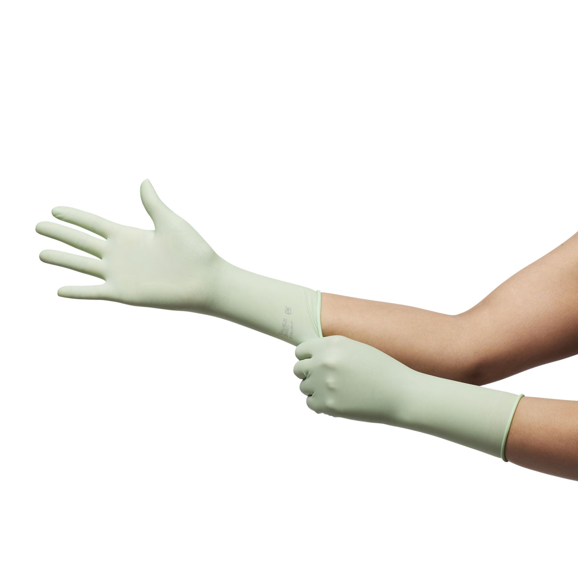 Sterile GAMMEX® Non-Latex PI Green Polyisoprene Surgical Gloves, Light Green - view 4