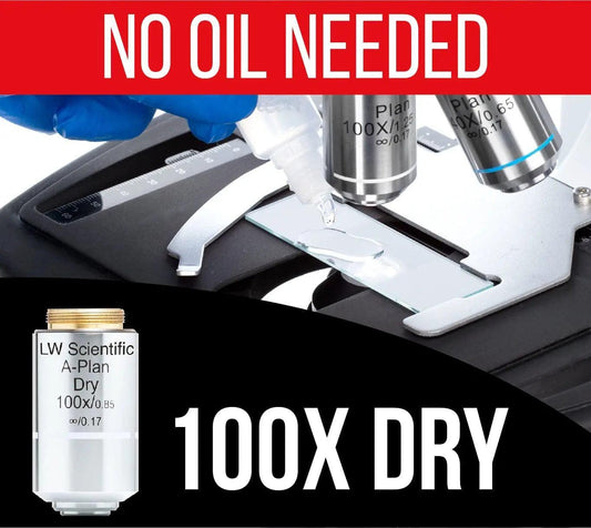 LW Scientific MSO-100X-IPDR 100x Infinity Plan Objective
