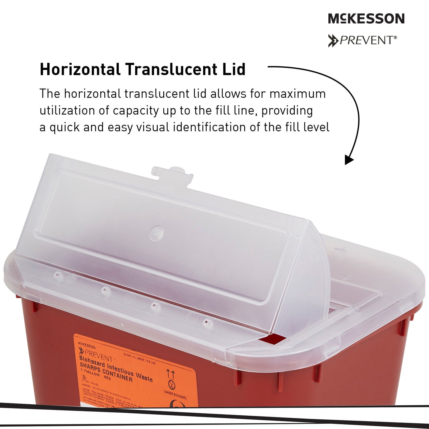 McKesson Prevent® Multi-purpose Sharps Container, 1 Gallon