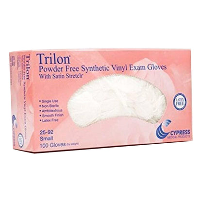 Trilon® Vinyl Exam Gloves, Clear - view 2