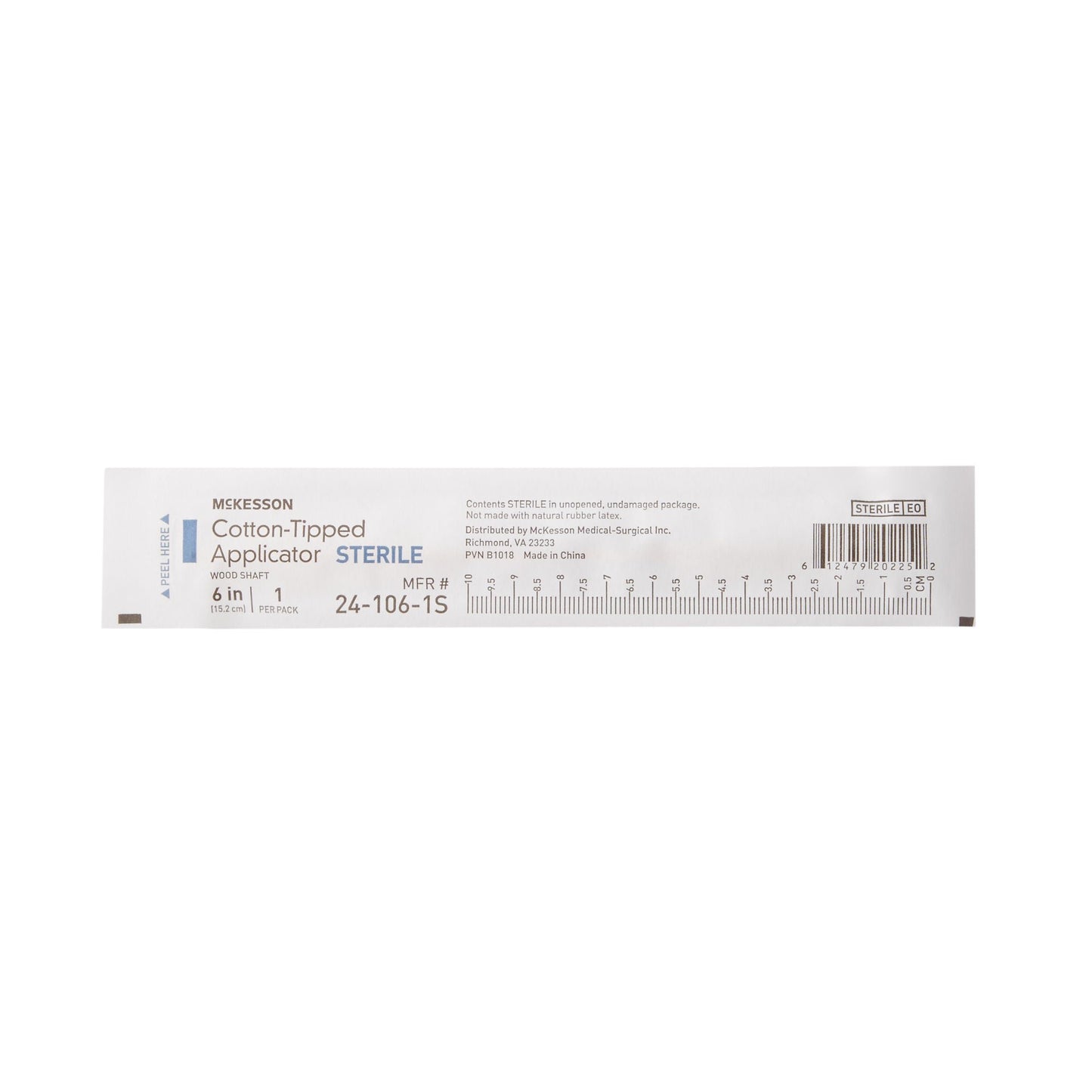 McKesson Sterile Swabsticks, Cotton Tip, Wood Shaft