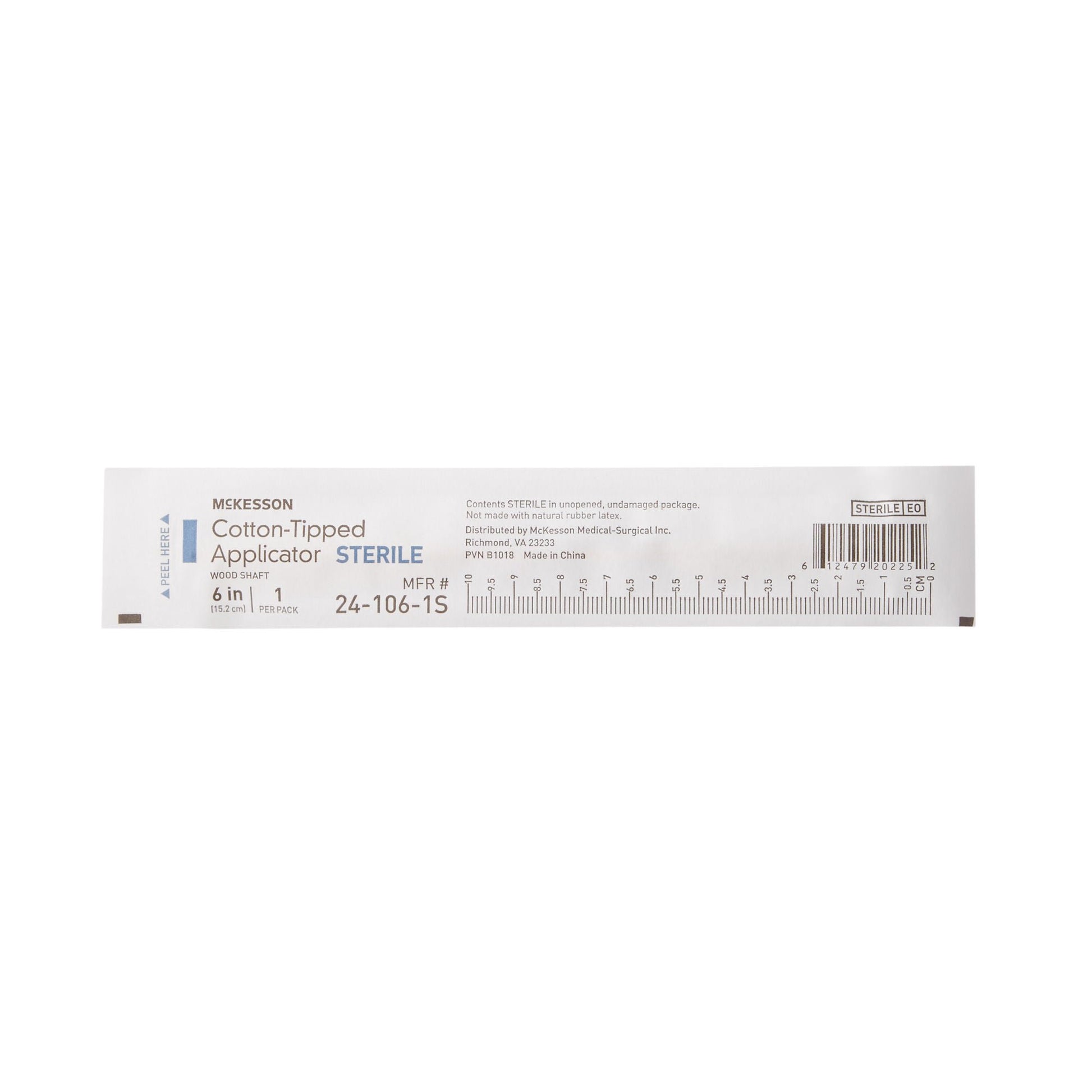 McKesson Sterile Swabsticks, Cotton Tip, Wood Shaft