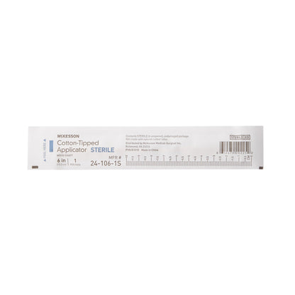 McKesson Sterile Swabsticks, Cotton Tip, Wood Shaft