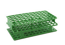 Heathrow Scientific OneRack® Full-Size Tube Rack — 13mm 72-Place / Green, HS27551C
