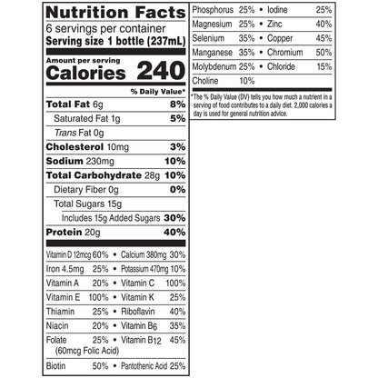Boost® High Protein Chocolate Complete Nutritional Drink, bottle