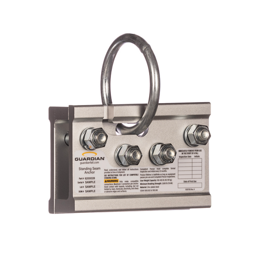 Guardian Fall Protection Standing Seam Anchor 10600-ORS – front view