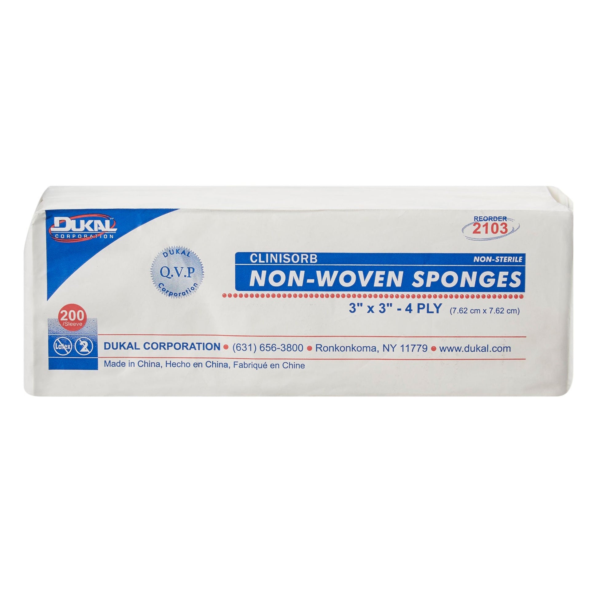 Clinisorb Nonwoven Sponge, 4-Ply