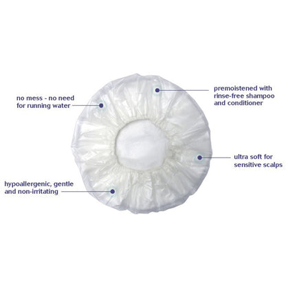 DawnMist® Shower Cap, Individually Packed, Clear