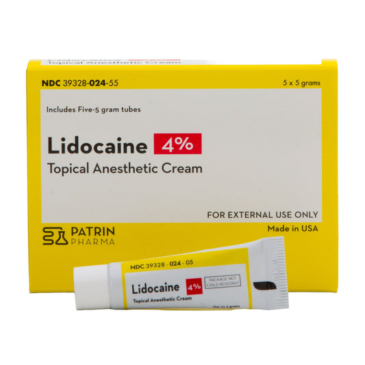 Patrin Pharma 4% Lidocaine Local Anesthetic Cream