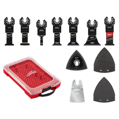 Milwaukee 15 PC Universal Fit Oscillating Multi-Tool Blade Set 49-25