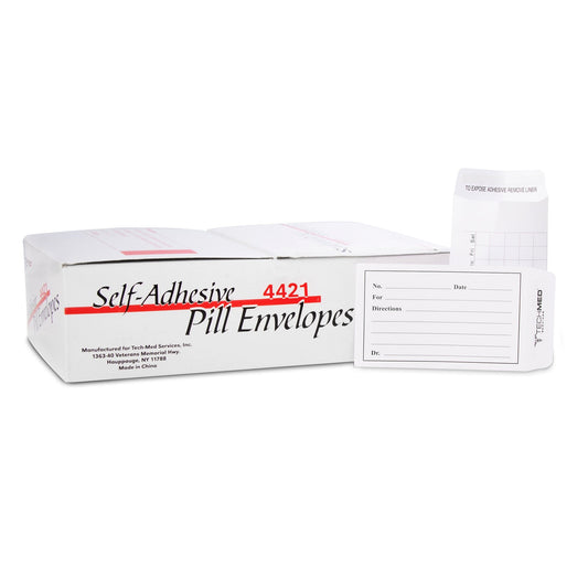 Tech-Med® Pill Envelope, 3-/