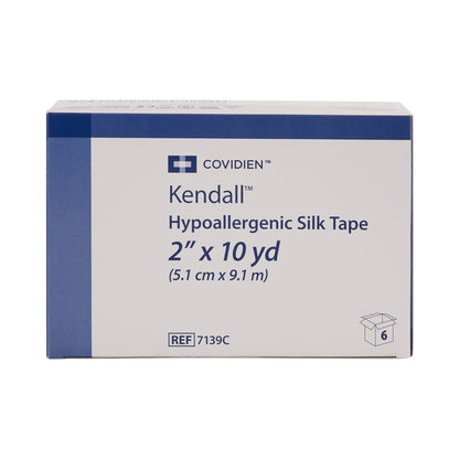 Kendall™ Hypoallergenic Silk-Like Cloth Medical Tape, White
