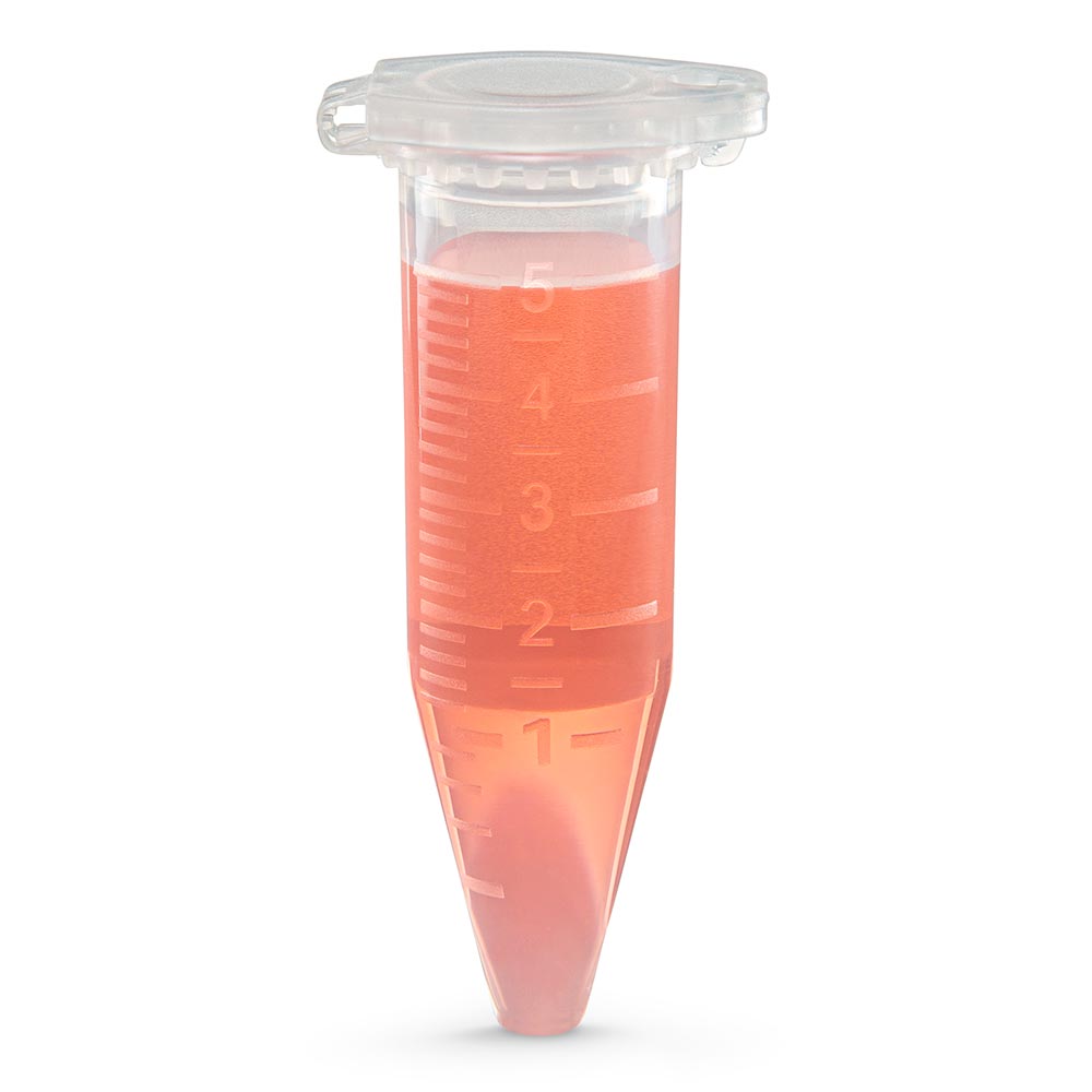 5.0 mL Centrifuge Tubes, Attached Snap Cap, PP — Graduated, Natural, 200/Case | Globe Scientific