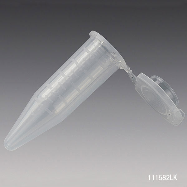 5.0 mL Midi Centrifuge Tubes, Attached Snap Cap, PP — Graduated, RNase/DNase-Free, 500/Case | Globe Scientific