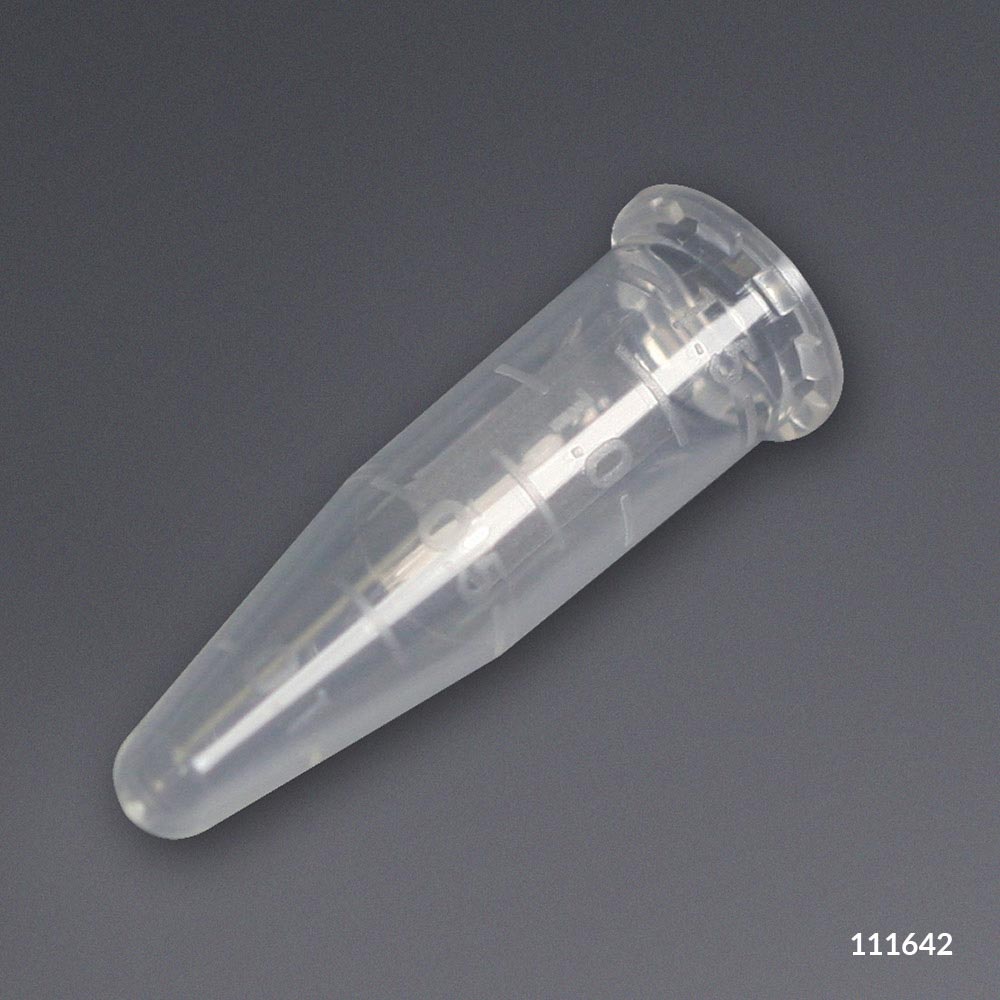 1.5 mL Microcentrifuge Tubes, PP, No Cap, Graduated, Natural — 1000/Pack | Globe Scientific