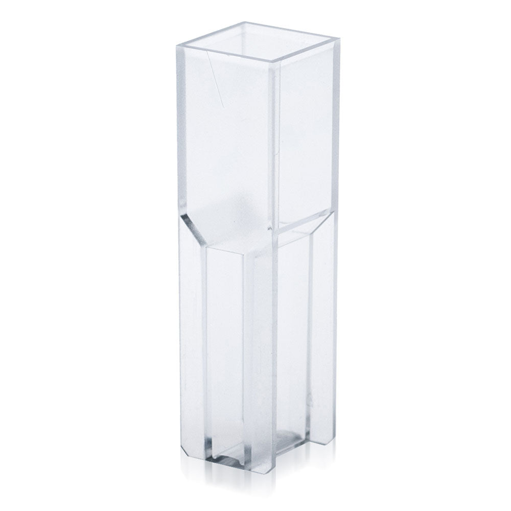 Semi-Micro Cuvettes, 2.5 mL UV-Grade PMMA, 2 Clear Sides — 500/Case | Globe Scientific