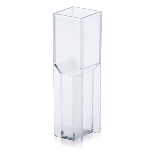 Semi-Micro Cuvettes, 2.5 mL UV-Grade PMMA, 2 Clear Sides — 500/Case | Globe Scientific