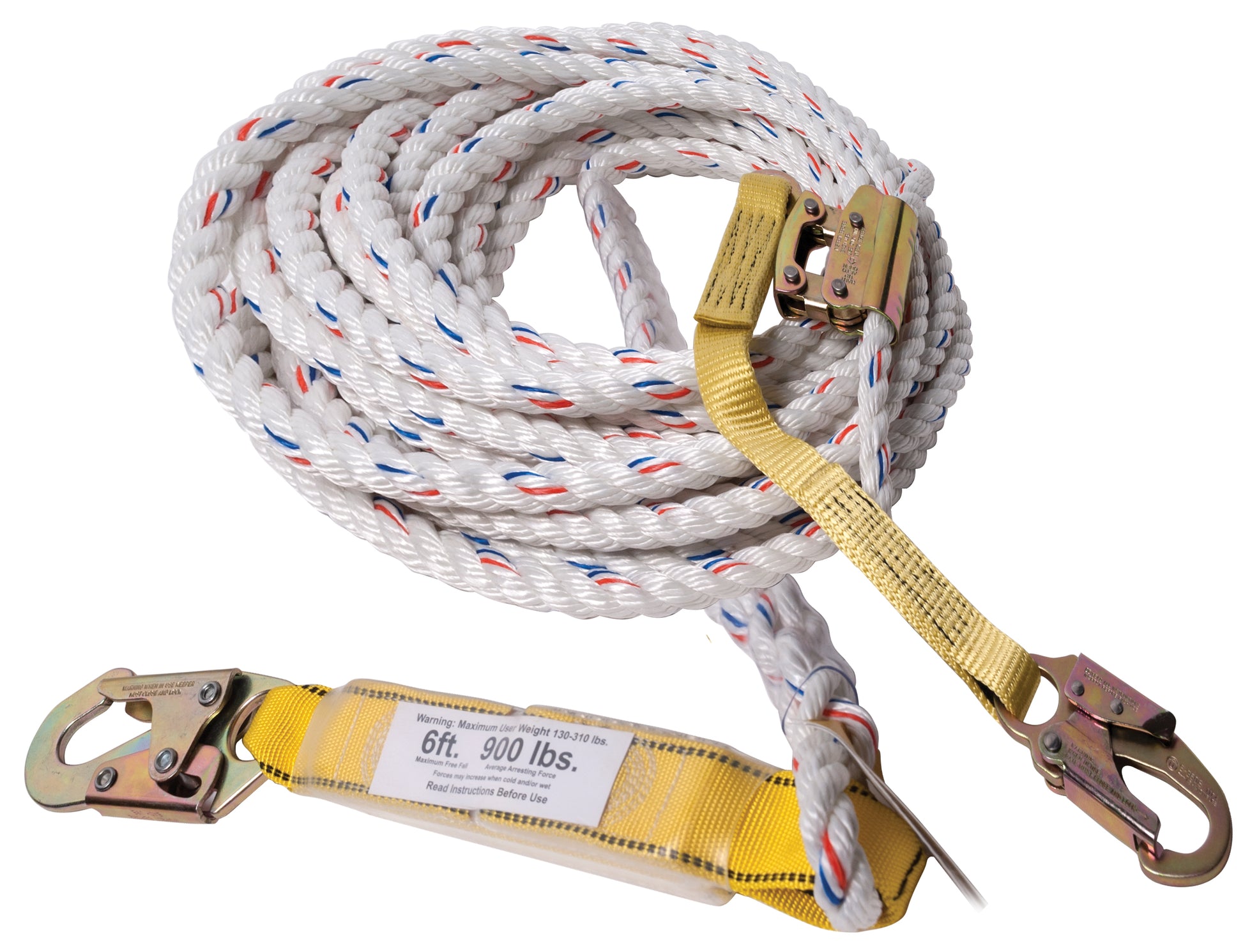 Guardian Fall Protection Polydac™ Rope Vertical Lifeline Assembly 11321