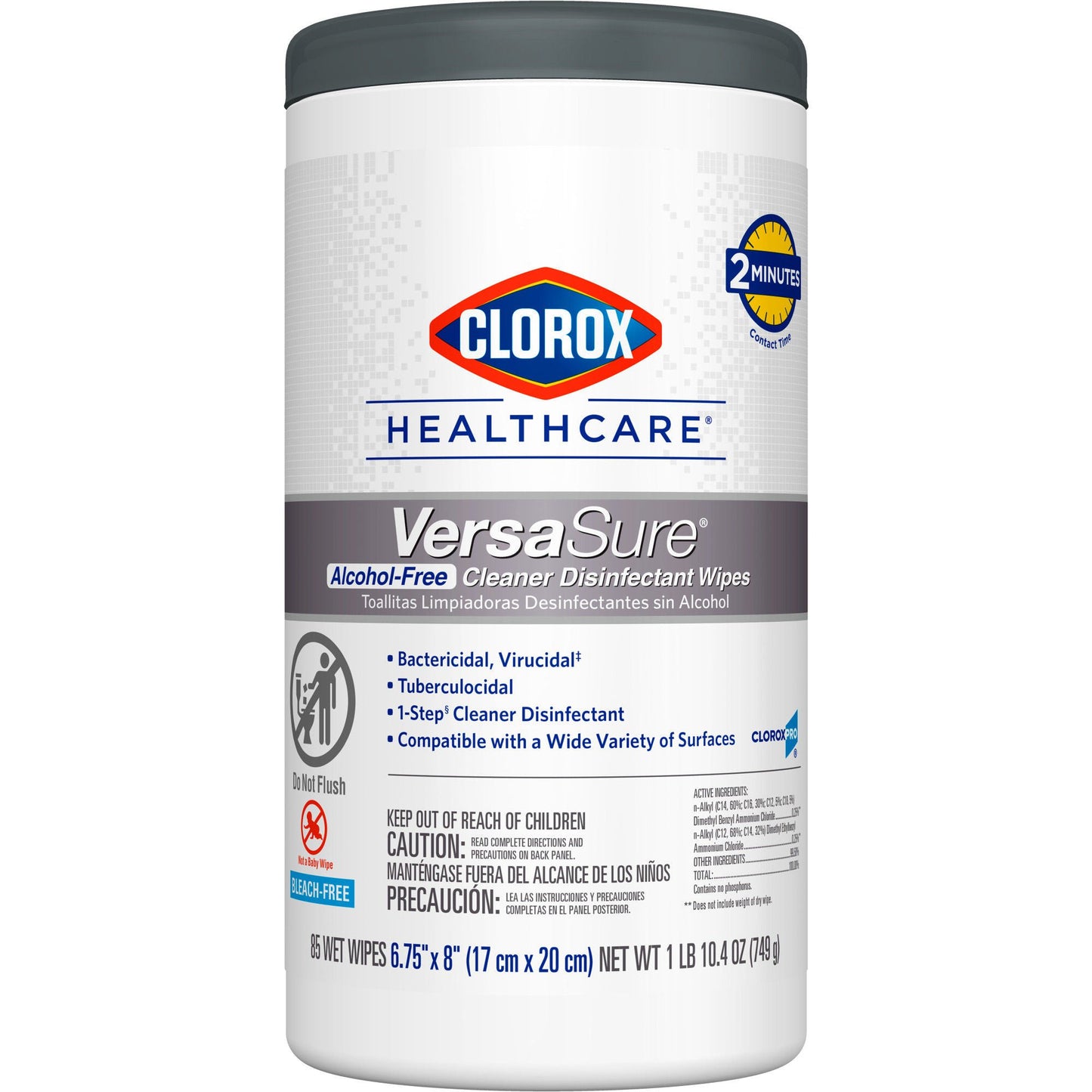 Clorox Healthcare® VersaSure® Cleaner Disinfectant Wipes
