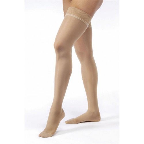 Jobst Ultrasheer Compression Stocking Thigh High X-Large Natural Closed Toe