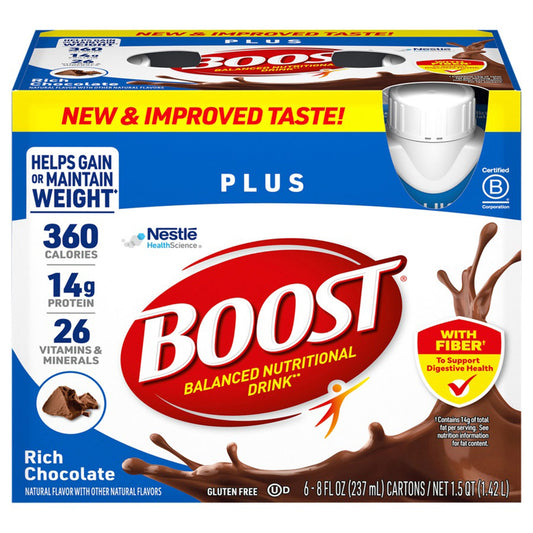 Boost® Plus Vanilla Balanced Nutritional Drink, bottle