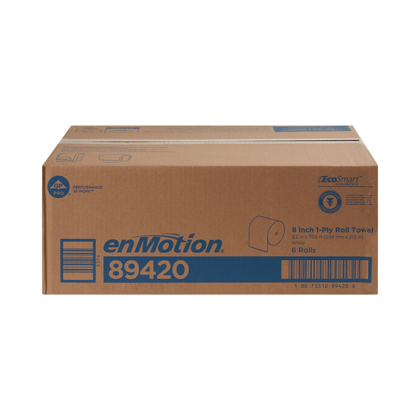 enMotion® Touchless White Paper Towel, 8-1/