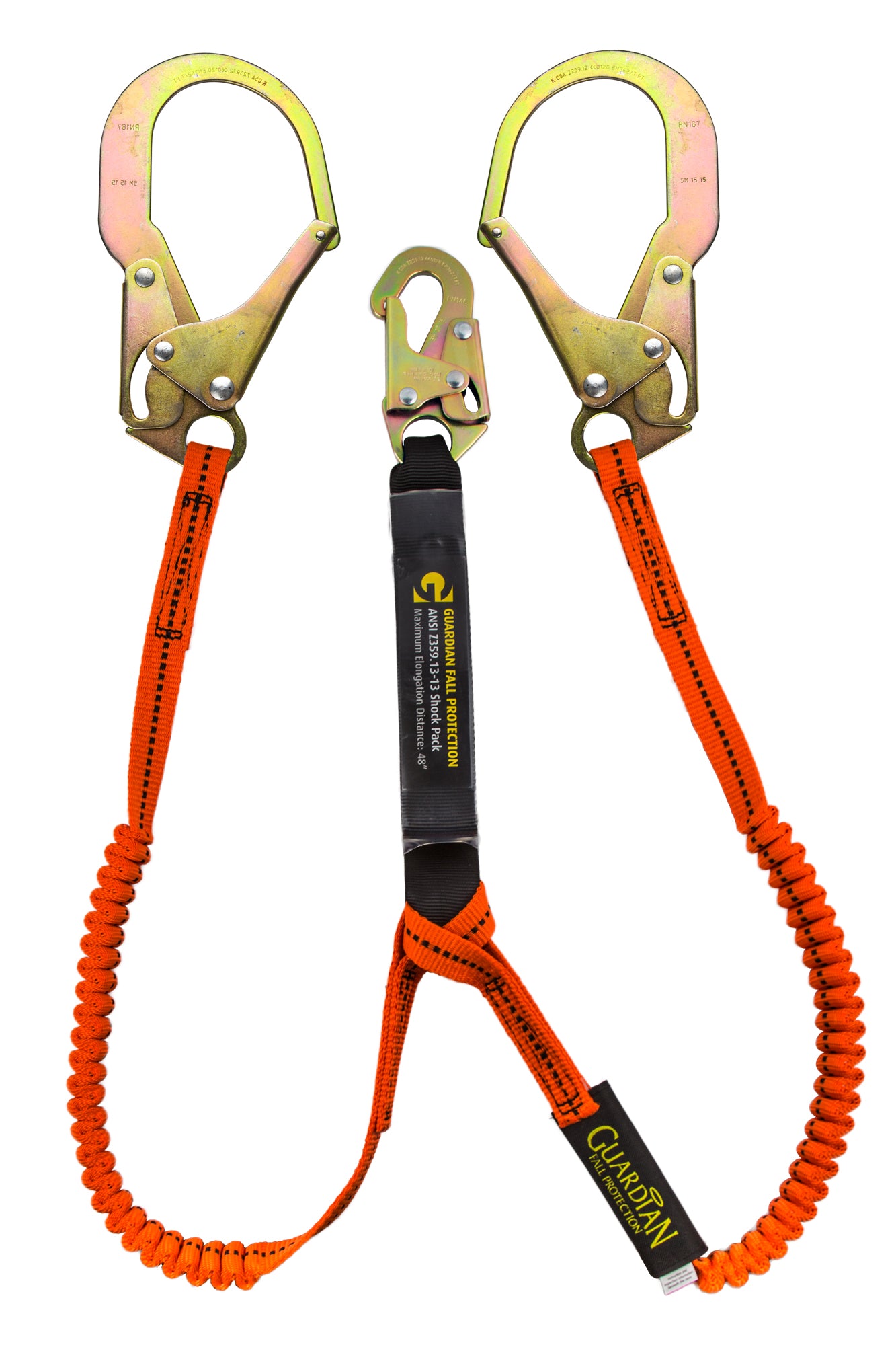 Guardian Fall Protection Tiger Tail Stretch Lanyard 11903