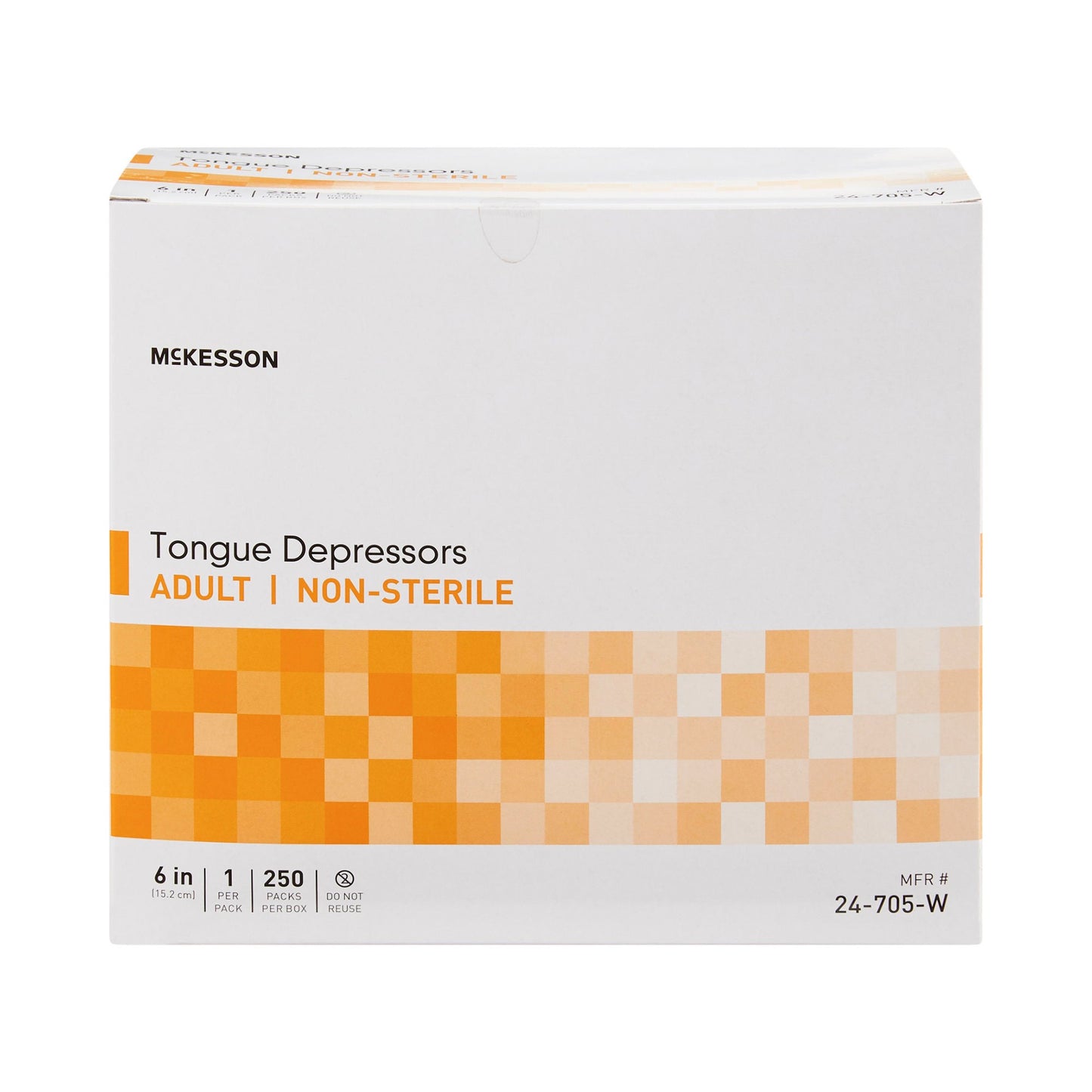 McKesson Tongue Depressor, Wood, 6 Inch – Case of 10 - view 2