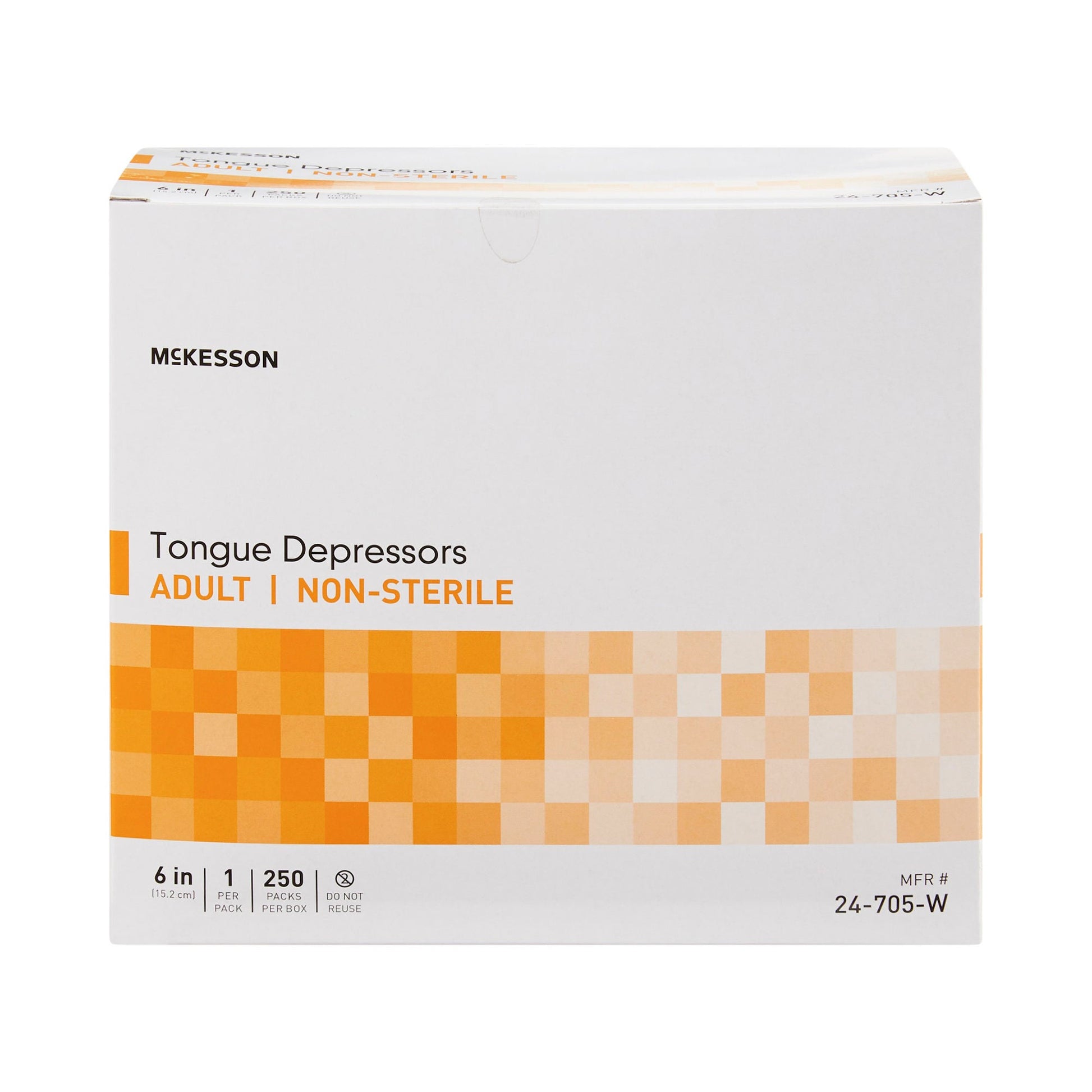 McKesson Tongue Depressor, Wood, 6 Inch – Case of 10 - view 2